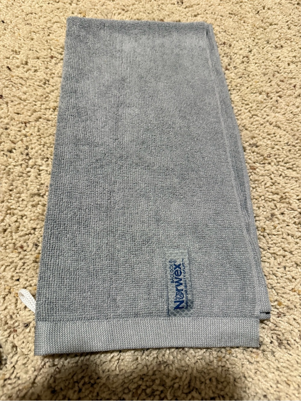 Norwex Gray microfiber hand Towel NEW